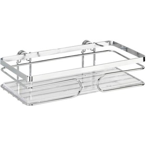 Wenko - Wandablage Premium Edelstahl, rostfrei, Silber glänzend, Edelstahl rostfrei glänzend - silber glänzend