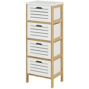 Badregal - weiß - Materialmix - 38 cm - 96 cm - cm 29,0 | Möbel Kraft