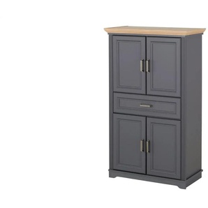 Badschrank - grau - Materialmix - 83 cm - 138 cm - cm 43,0 | Möbel Kraft