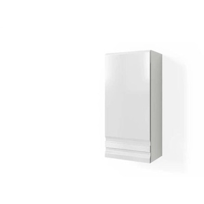 Badschrank - weiß - Materialmix - 36,4 cm - 77 cm | Möbel Kraft