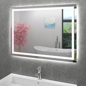 Badspiegel, Badezimmer Spiegel, Badezimmerspiegel Leuchtspiegel 100x70cm LSP03 ohne Spiegelheizung
