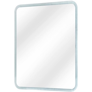 Badspiegel FACKELMANN A-Vero Spiegel Gr. B/H/T: 45 cm x 73 cm x 3 cm, weiß Badspiegel Breite 45 cm,LED