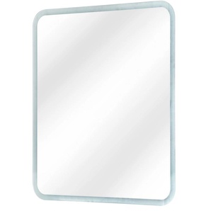 Badspiegel FACKELMANN A-Vero Spiegel Gr. B/H/T: 45 cm x 73 cm x 3 cm, weiß Badspiegel Breite 45 cm,LED