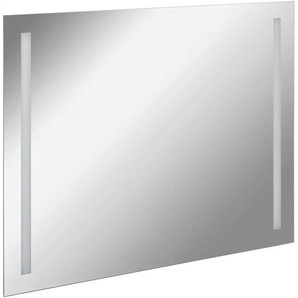 Badspiegel FACKELMANN Linear Spiegel Gr. B/H/T: 100 cm x 75 cm x 2 cm, silberfarben Badspiegel