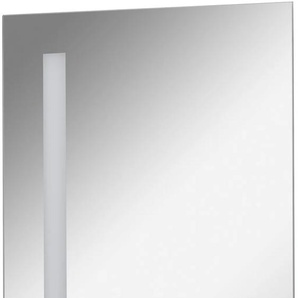 Badspiegel FACKELMANN Linear Spiegel Gr. B/H/T: 40 cm x 75 cm x 2 cm, silberfarben Badspiegel LED