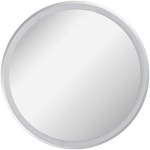 Badspiegel FACKELMANN Mirrors Spiegel Gr. B/H/T: 60 cm x 60 cm x 2 cm, silberfarben Badspiegel Wandspiegel Spiegel LED