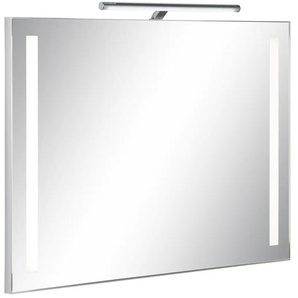 Badspiegel SCHILDMEYER Spiegel Gr. B/H/T: 100 cm x 70 cm x 3 cm, grau (aluminiumfarben) Badspiegel
