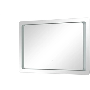 Badspiegel  Silbersee ¦ verspiegelt ¦ Glas ¦ Maße (cm): B: 110 H: 70 T: 3.0