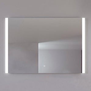 Badspiegel Vega Spiegel Gr. B/H/T: 106 cm x 76 cm x 2,7 cm, Spiegelglas, silberfarben (silber) Badspiegel