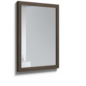 Badspiegel WELLTIME Rustic Spiegel Gr. B/H/T: 60 cm x 80 cm x 3 cm, Breite 60 cm, braun (smoked oak) Badspiegel