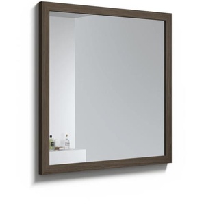 Badspiegel WELLTIME Rustic Spiegel Gr. B/H/T: 80 cm x 80 cm x 3 cm, Breite 80 cm, braun (smoked oak) Badspiegel Breite 80 cm, FSC-zertifiziert