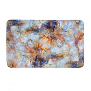 Badteppich Marmor Braun 50 x 80 cm