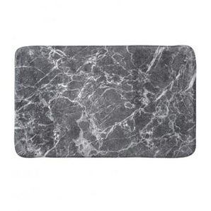 Badteppich Marmor Grau 50 x 80 cm