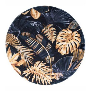 Badteppich rund Golden Leaves 80 cm
