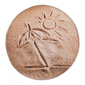 Badteppich rund Sunshine 80 cm