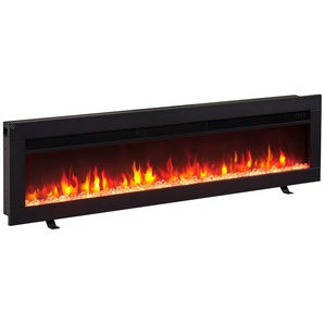 BALDERIA Elektrokamin schwarz Agnes 50 1000/1800 Watt 33 x 127 cm GLO782164818
