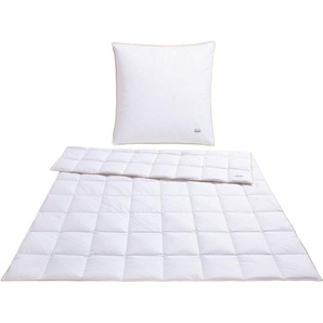 Balette Daunenbettdecke + Kopfkissen 140 Jahre Balette, in 5 Wärmeklassen, Made in Germany, Downpass, Bettwaren-Set, 135x200 oder 155x220 cm & Kissen 80x80 cm