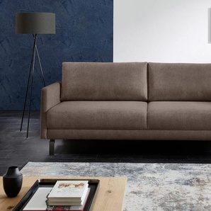 Schlafsofa BALI Joliet Sofas Gr. B/H/T: 220 cm x 88 cm x 104 cm, Struktur, braun (hellbraun) Einzelsofas vom Schlafsofa zum richtigen Bett wandelbar, mit Relax-Funktion