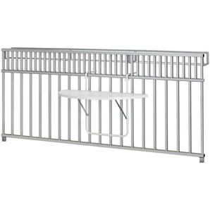 Balkon-Hängetisch - weiß - Materialmix - 50 cm | Möbel Kraft