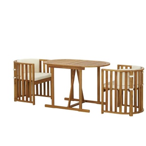 Balkon-Set Darwin - holzfarben - Materialmix | Möbel Kraft