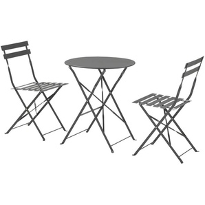Balkon-Set Tallinn - grau - Materialmix | Möbel Kraft