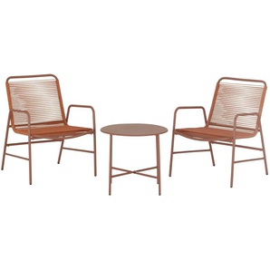 Balkonmöbel-Set Andorra - orange - Materialmix | Möbel Kraft