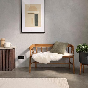 Bank aus massivem Teakholz 120 cm