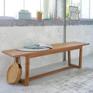 Bank aus massivem Teakholz 160 cm