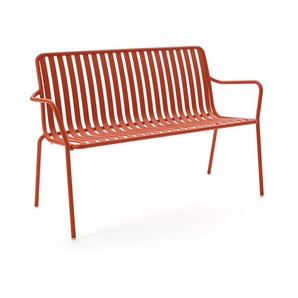 Bank Casablanca Aluminium orange, 82.4x130.2x56 cm