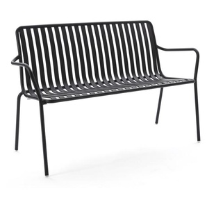 Bank Casablanca Aluminium schwarz, 82.4x130.2x56 cm