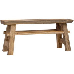 Bank Gemischtes Altholz und Massivholz Teak 100x28x43 cm