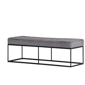Bank - grau - Materialmix - 122 cm - 40 cm - cm 48,0 | Möbel Kraft