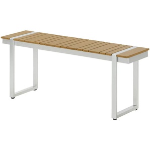 Bank New York - holzfarben - Materialmix - 125 cm - 42 cm - cm 34,0 | Möbel Kraft