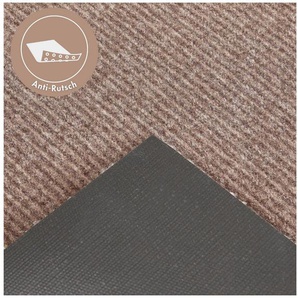Barbara Becker Fußmatte Gentle Schmutzfangmatte & Läufer, Made in Belgium, rechteckig, Höhe: 10 mm, Schmutzfangteppich, Schmutzmatte, dezentes Streifen Design, waschbar