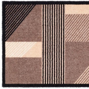 Barbara Becker Fußmatte Sense, Made in Belgium, rechteckig, Höhe: 7 mm, Schmutzfangmatte, modernes Design, waschbar, auch als Läufer