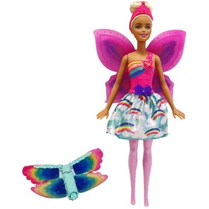 Barbie Spielpuppe, Pink, Blau, Kunststoff, 6x33x23 cm, female, bewegliche Gliedmaßen, ausziehbare Kleider, Spielzeug, Kinderspielzeug, Puppen &