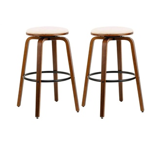 Barhocker 2er-Set  Tabmoreno ¦ beige ¦ Maße (cm): B: 40 H: 70