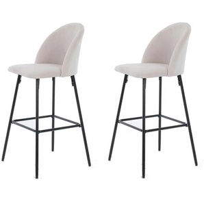 Barhocker 2er-Set  Tabnilsson ¦ beige ¦ Maße (cm): B: 45 H: 99