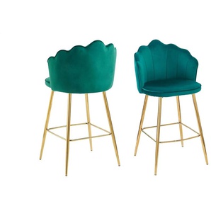 Barhocker 2er-Set   ¦ grün ¦ Maße (cm): B: 52 H: 100
