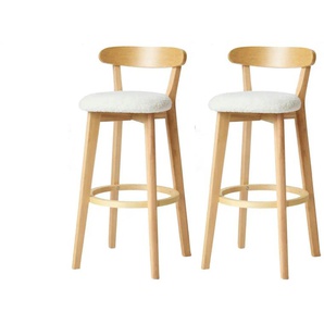 Barhocker 2er-Set  Tabvitoria ¦ weiß ¦ Maße (cm): B: 38 H: 91