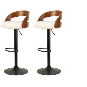 Barhocker 2er-Set  Tabvictoria ¦ weiß ¦ Maße (cm): B: 46 H: 101