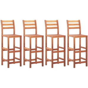 Barhocker 4 Stk. Massivholz Akazie
