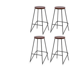 Barhocker 4er-Set - braun - Materialmix - 40 cm - 71 cm | Möbel Kraft
