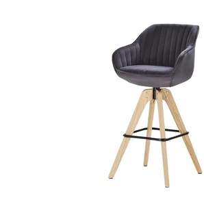 Barstuhl - grau - Materialmix - 55 cm - 106 cm - cm 56,0 | Möbel Kraft