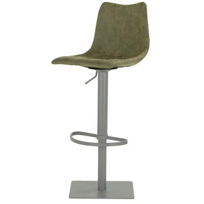 Barhocker - grün - Materialmix - 43 cm - cm 50,0 | Möbel Kraft