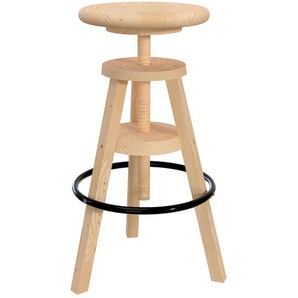 Barhocker Holz mit Schraube