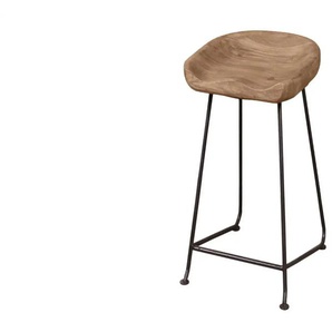 Barhocker - holzfarben - Materialmix - 42 cm - 76 cm | Möbel Kraft