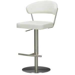 Barhocker  Kelvin ¦ weiß ¦ Maße (cm): B: 53 H: 89 T: 56.0
