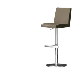 Barhocker Leder Elena ¦ braun ¦ Maße (cm): B: 42 H: 85 T: 52.0