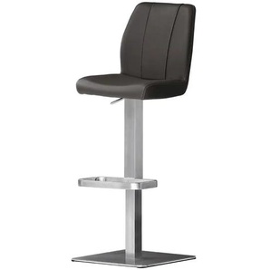 Barhocker Leder - schwarz - Materialmix - 41 cm - 89 cm - cm 52,0 | Möbel Kraft